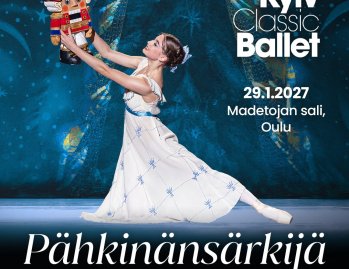 Kansainvälisesti arvostettu Kyiv Classic Ballet Pähkinänsärkijä Madetojan saliin pe 29.1.2027