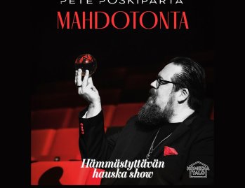 @pete.poskiparta Pohjankartanon salissa 14.11. klo 19! Pete Poskiparran esityksessä kutitellaan