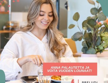 VOITA VUODEN LOUNAAT! 🤩⁠⁠Kaikki palaute on meille todella tärkeää ja arvokasta. Haluamme jatkuvasti