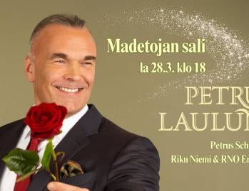 PETRUS – LAULUNI Madetojan salissa la 28.3. klo 18.00! Suuren tunteen ja rakastettujen sävelten