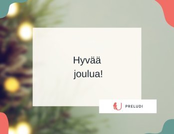 Preludin väki toivottaa kaikille hyvää joulua! ⁠
⁠
#preludi #ravintolapreludi