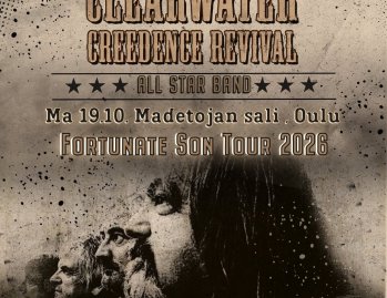 Clearwater Creedence Revival - Fortunate Son Tour 2026 Madetojan salissa ma 19.10.26! Neljällä