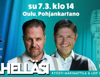 LÄHELLÄSI - Kyösti Mäkimattila & Leif Lindeman Pohjankartanon salissa su 7.3. klo 14! Kyösti