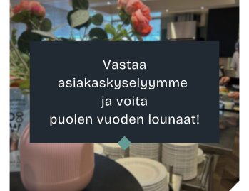 Miten meillä Ravintola Preludissa menee? Voita puolen vuoden lounaat vastaamalla lyhyeen