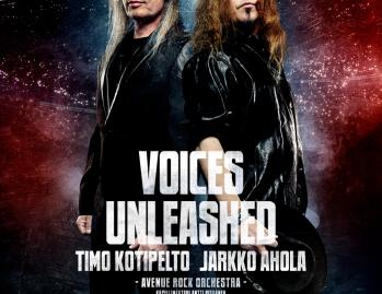 Timo Kotipelto ja Jarkko Ahola - Voices Unleashed Madetojan salissa pe 5.3.2027! Kaksi ääntä. Kaksi